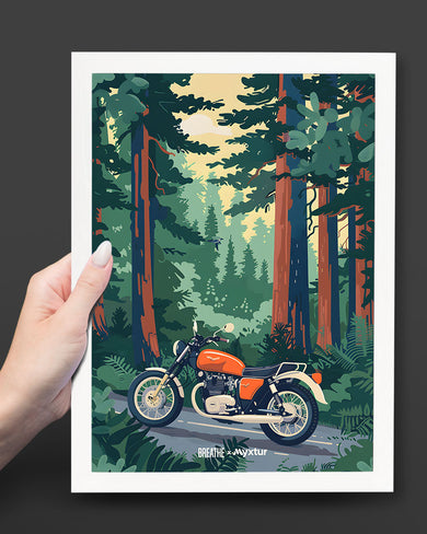 Forest Roadster [BREATHE] Art-Poster
