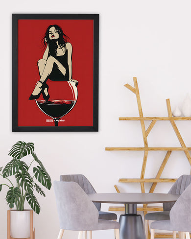 Wine Muse [BREATHE] Art Poster