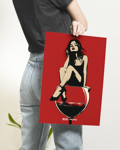 Wine Muse [BREATHE] Art Poster