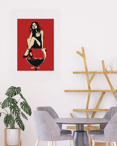 Wine Muse [BREATHE] Art-Poster