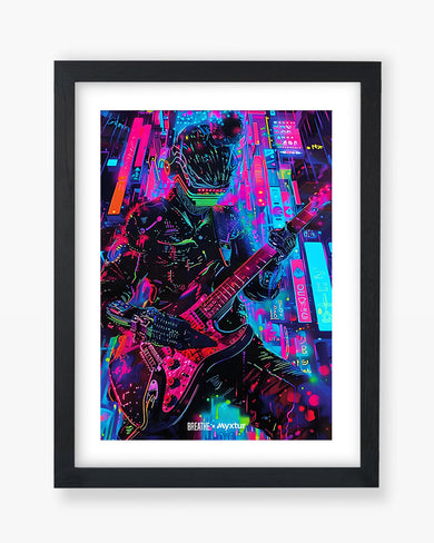 Neon Strings [BREATHE] Art-Poster