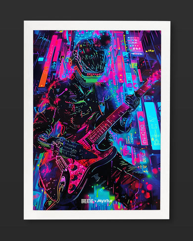 Neon Strings [BREATHE] Art-Poster