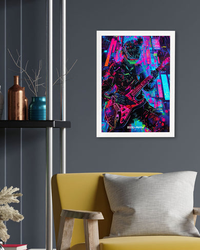 Neon Strings [BREATHE] Art-Poster
