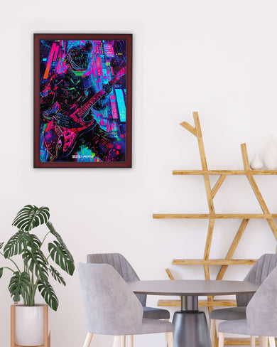 Neon Strings [BREATHE] Art-Poster