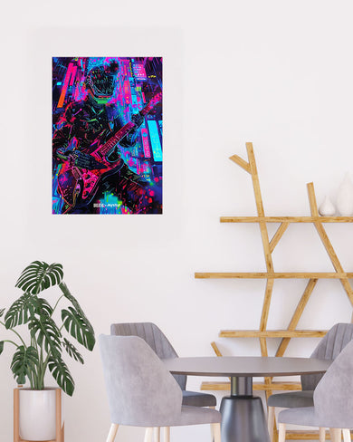 Neon Strings [BREATHE] Art-Poster