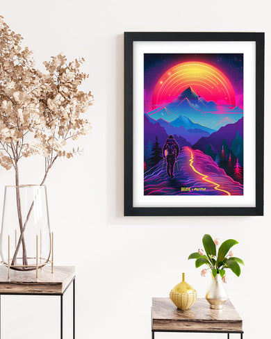 Glow Trek [BREATHE] Art-Poster