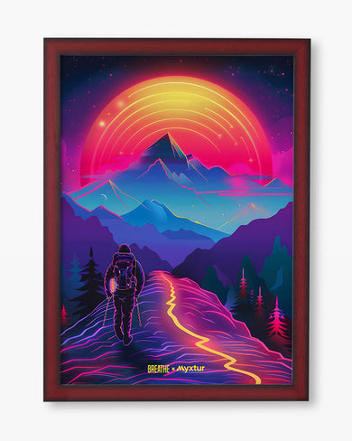 Glow Trek [BREATHE] Art-Poster