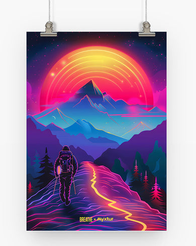 Glow Trek [BREATHE] Art-Poster