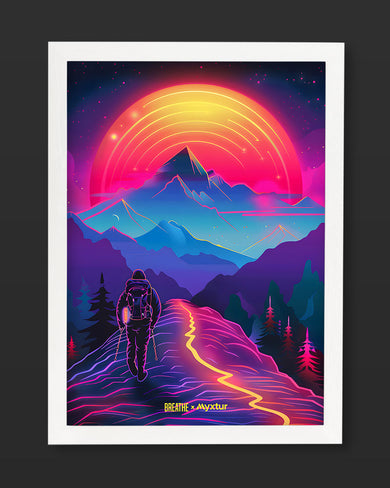 Glow Trek [BREATHE] Art-Poster