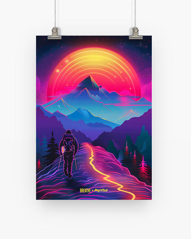 Glow Trek [BREATHE] Art-Poster