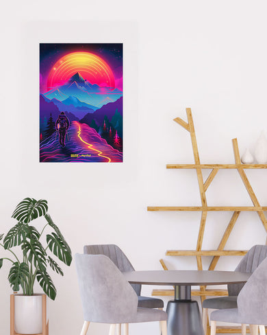 Glow Trek [BREATHE] Art-Poster