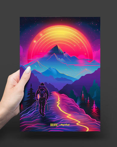 Glow Trek [BREATHE] Art-Poster