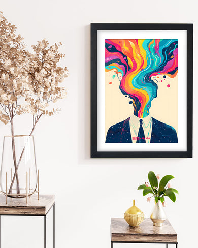 Colour Cascade [BREATHE] Art-Poster