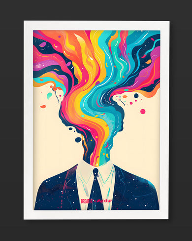 Colour Cascade [BREATHE] Art-Poster