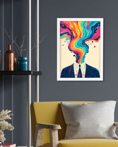 Colour Cascade [BREATHE] Art-Poster