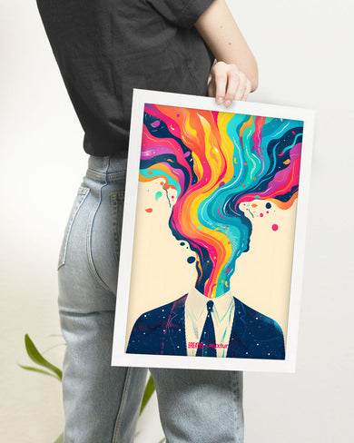 Colour Cascade [BREATHE] Art-Poster