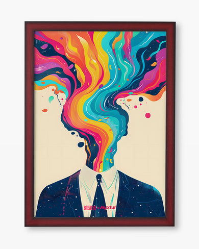 Colour Cascade [BREATHE] Art-Poster