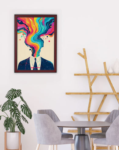 Colour Cascade [BREATHE] Art-Poster