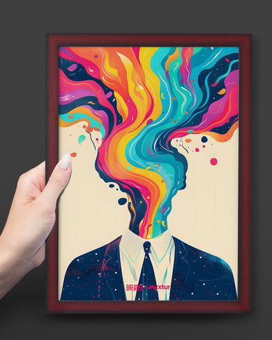 Colour Cascade [BREATHE] Art-Poster