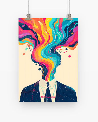 Colour Cascade [BREATHE] Art-Poster