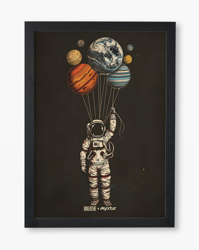 Planetary Parachutes [BREATHE] Art-Poster
