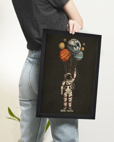 Planetary Parachutes [BREATHE] Art-Poster