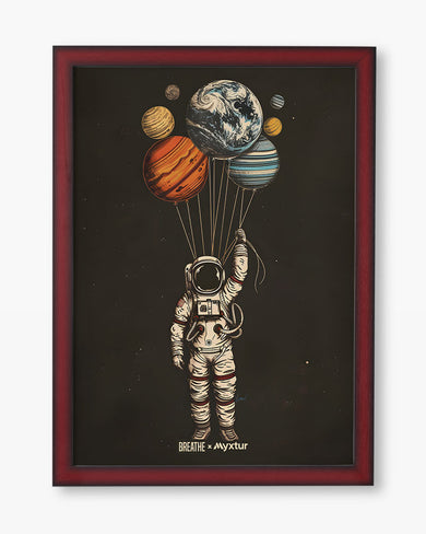 Planetary Parachutes [BREATHE] Art-Poster