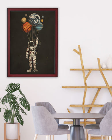 Planetary Parachutes [BREATHE] Art-Poster