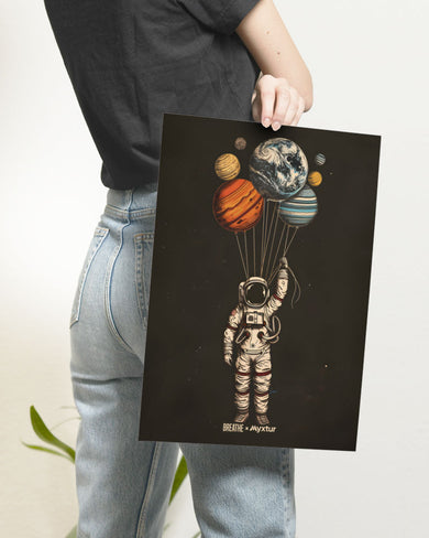 Planetary Parachutes [BREATHE] Art-Poster