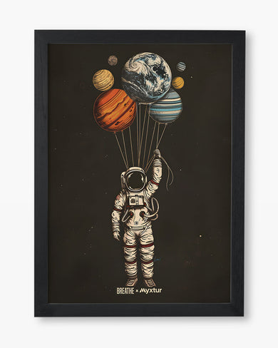 Planetary Parachutes [BREATHE] Art-Poster