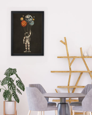 Planetary Parachutes [BREATHE] Art-Poster