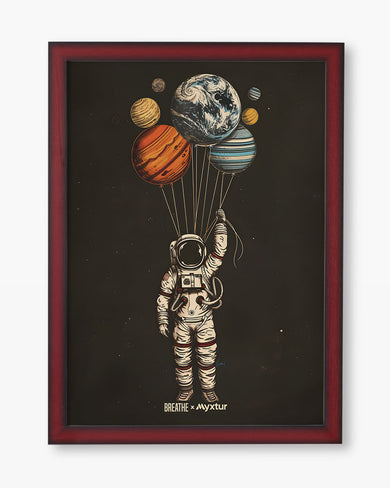 Planetary Parachutes [BREATHE] Art-Poster