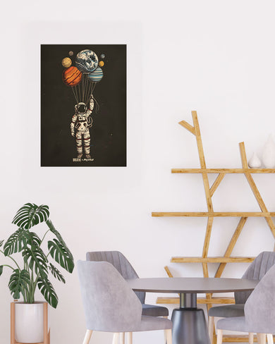 Planetary Parachutes [BREATHE] Art-Poster