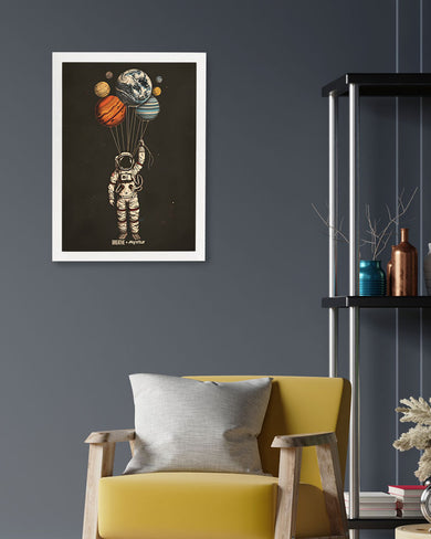 Planetary Parachutes [BREATHE] Art-Poster