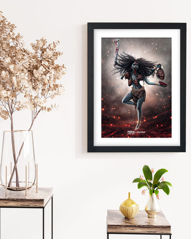 Dance of Maa Kaali [MaxCreation] Art-Poster