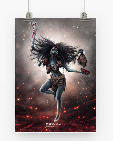 Dance of Maa Kaali [MaxCreation] Art-Poster