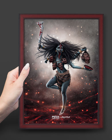 Dance of Maa Kaali [MaxCreation] Art-Poster