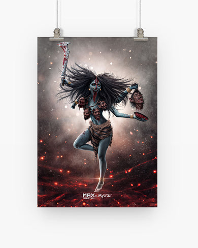 Dance of Maa Kaali [MaxCreation] Art-Poster