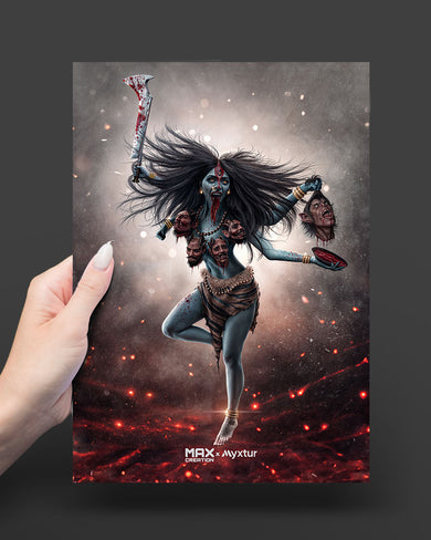 Dance of Maa Kaali [MaxCreation] Art-Poster