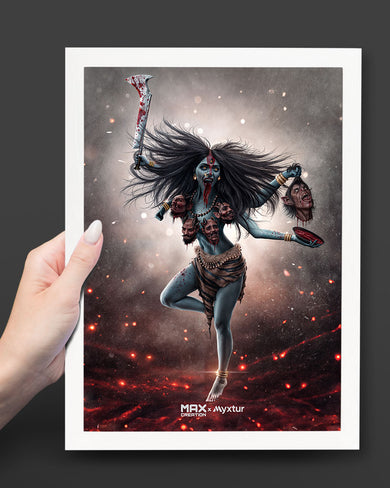 Dance of Maa Kaali [MaxCreation] Art-Poster
