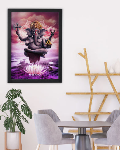 Divine Ganesha Grace [MaxCreation] Art Poster