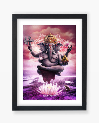 Divine Ganesha Grace [MaxCreation] Art-Poster