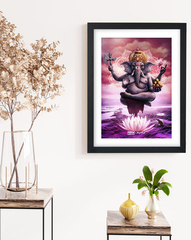 Divine Ganesha Grace [MaxCreation] Art-Poster