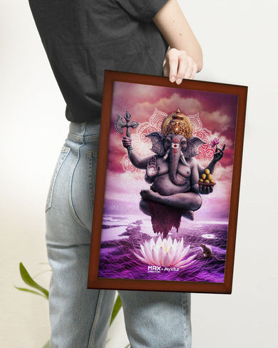 Divine Ganesha Grace [MaxCreation] Art-Poster