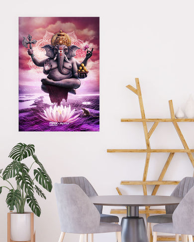 Divine Ganesha Grace [MaxCreation] Art-Poster