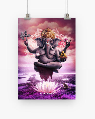 Divine Ganesha Grace [MaxCreation] Art-Poster