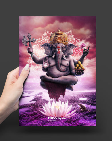 Divine Ganesha Grace [MaxCreation] Art-Poster