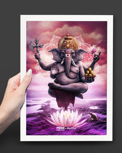 Divine Ganesha Grace [MaxCreation] Art-Poster
