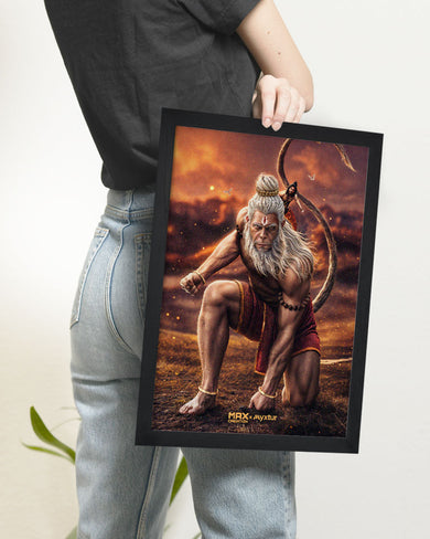 Hanuman Bajrangbali [MaxCreation] Art Poster
