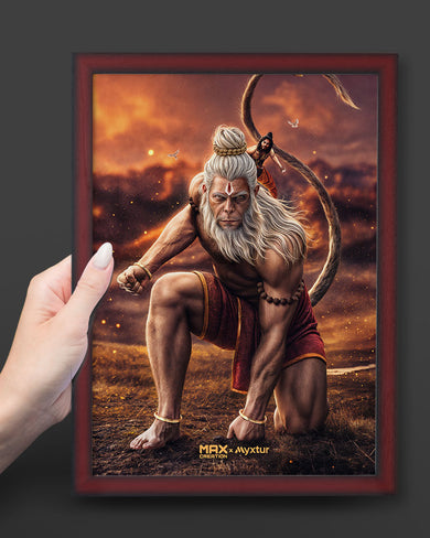 Hanuman Bajrangbali [MaxCreation] Art-Poster